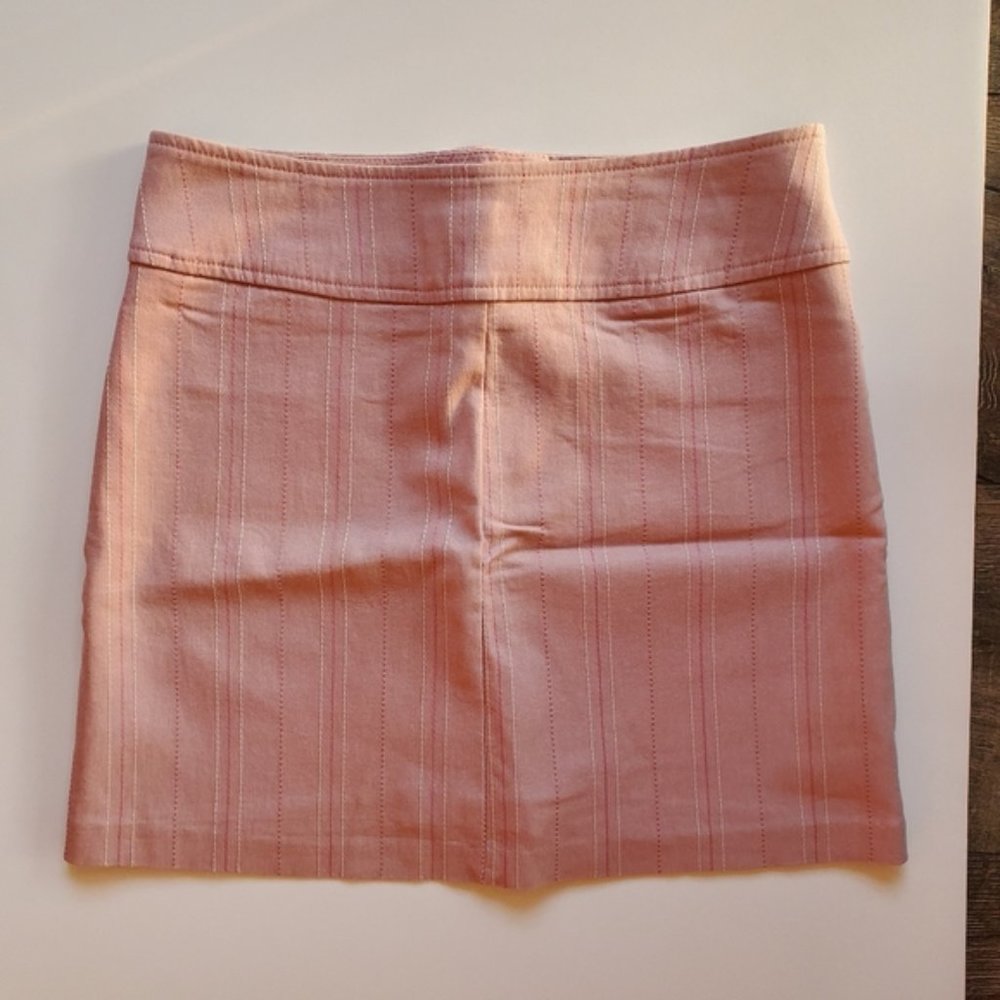 Papaya Salmon Pink Women's Mini-Skirt Small Size